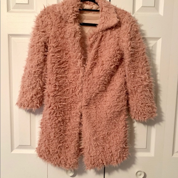 Faux fur jacket NWOT (small) - Picture 1 of 5